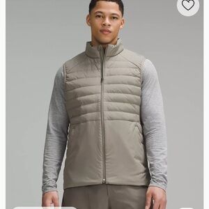 lululemon athletica Men's Tan Quilted Vest